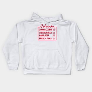 Colorado Burger Kids Hoodie